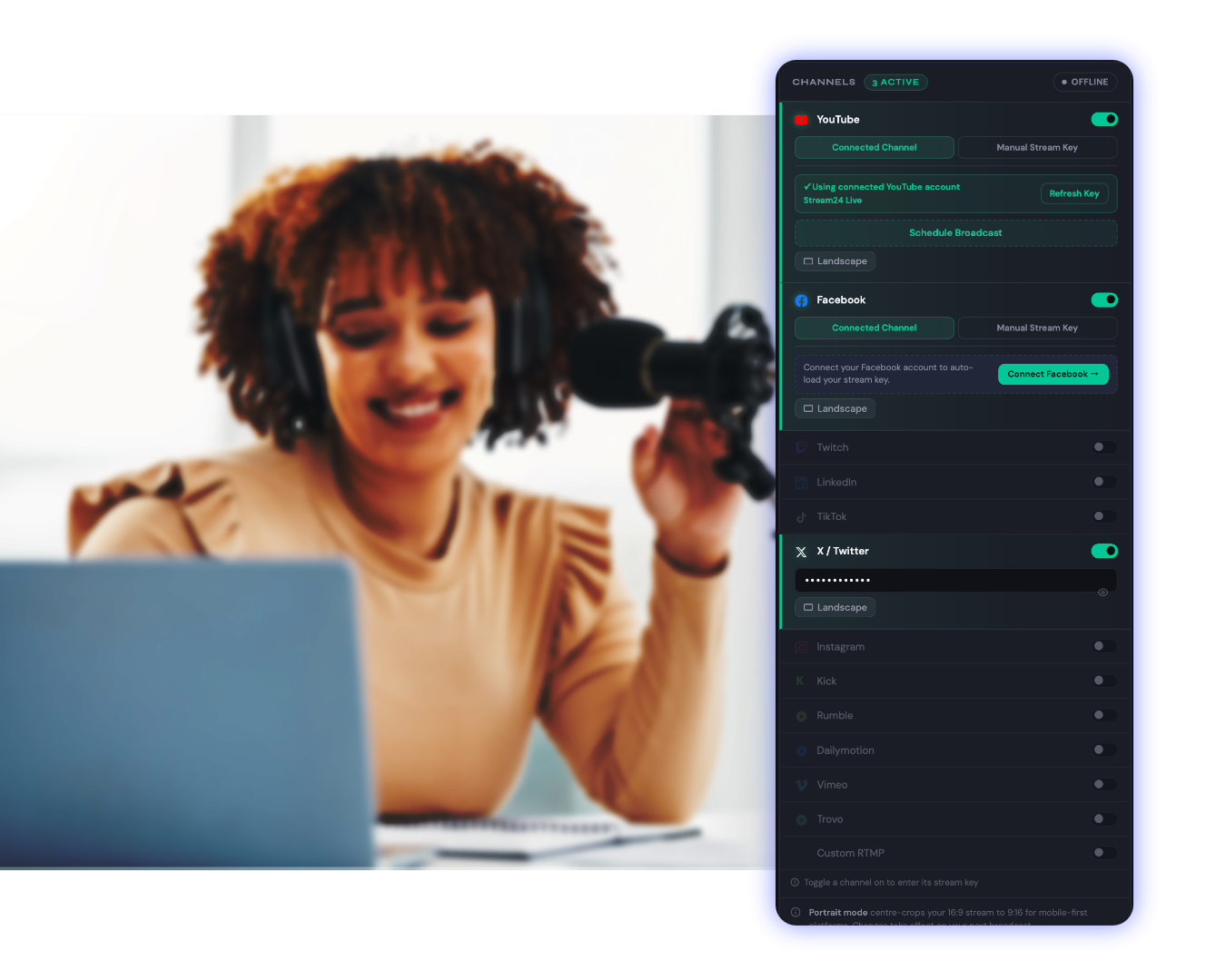 One-Click Multistream